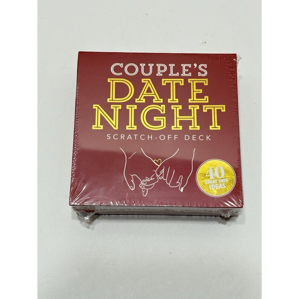 Couple's Date Night Scratch Off Deck - 40 Great Date Ideas Sealed
